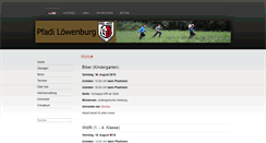 Desktop Screenshot of pfadiloewenburg.ch